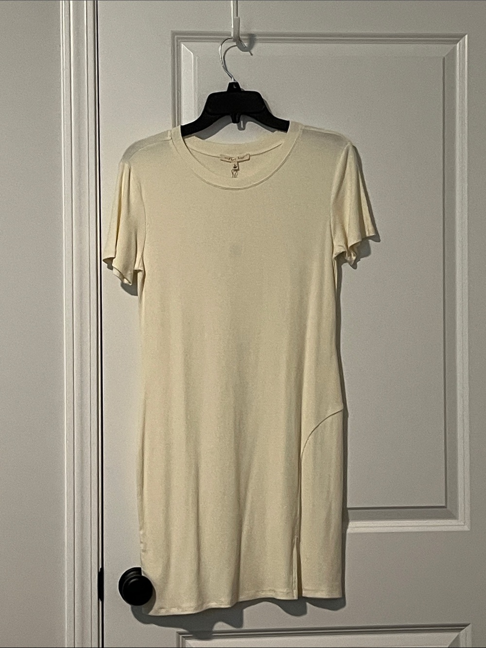 Copper Key Cream Short Sleeve T-Shirt Dress
